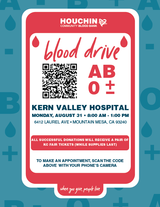 Houchin Aug 31 2026 at Kern Valley Health District